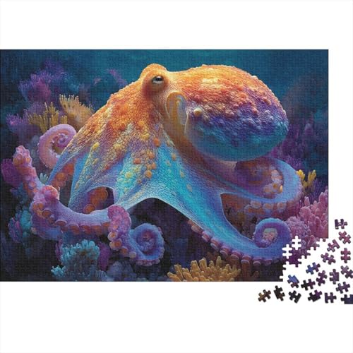 Unterwasserkreaturen, Unterwasserwelt, geeignet für Familienspiele, geeignet als Geburtstagsgeschenk mit hohem Schwierigkeitsgrad und Herausforderung, 1000 Stück (75 x 50 cm) von CKMSMCS