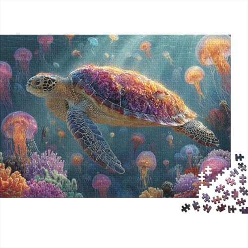 Unterwasserkreaturen, Unterwasserwelt, kreative Spiele, die herausfordernd und unterhaltsam sind, geeignet für Familienunterhaltung und Bildung, 500 Stück (52 x 38 cm) von CKMSMCS