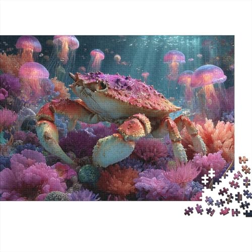 Unterwasserkreaturen, Unterwasserwelt, pädagogisches Puzzlespiel für Erwachsene ab 12 Jahren, geeignet für Familienunterhaltung, 1000 Teile (75 x 50 cm) von CKMSMCS