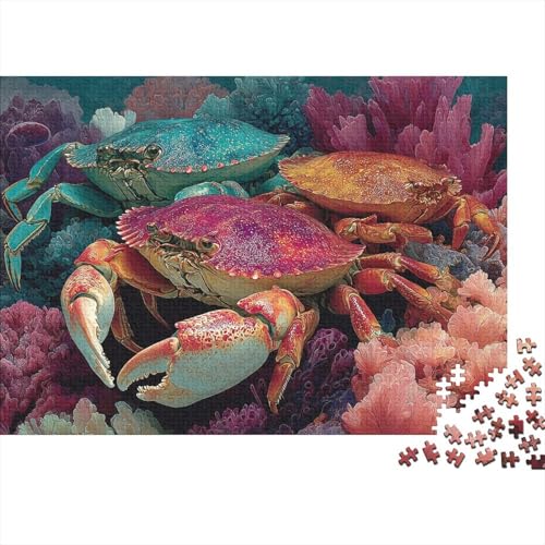 Unterwasserlebewesen, Unterwasserwelt, Großformat-Puzzles, geeignet für Erwachsene, Kinder und Jugendliche, mit hohem Schwierigkeitsgrad und einzigartigen Formen, 500 Teile (52 x 38 cm) von CKMSMCS