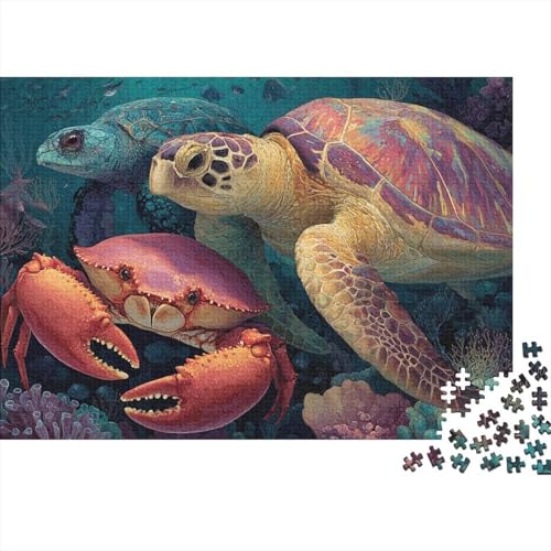 Unterwasserlebewesen, Unterwasserwelt, Lernspiele, anspruchsvolle Puzzlespiele, Geschenkideen für Frauen und Männer, 1000 Teile (75 x 50 cm) von CKMSMCS