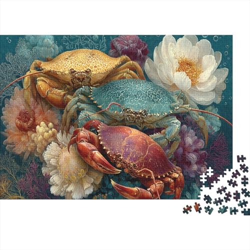 Unterwasserlebewesen, Unterwasserwelt, Lernspiele, geeignet für Kinder ab 14 Jahren, Familienunterhaltung, Herausforderungen mit hohem Schwierigkeitsgrad, 1000 Teile (75 x 50 cm) von CKMSMCS