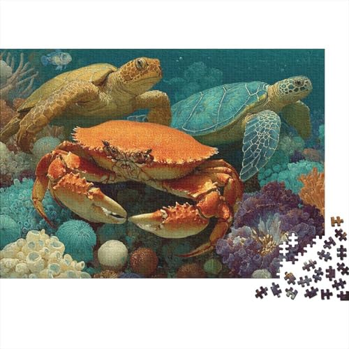 Unterwasserlebewesen, Unterwasserwelt, anspruchsvolle Spiele für Familien, geeignet für die Heimdekoration, sehr schwierig, 1000 Teile (75 x 50 cm) von CKMSMCS