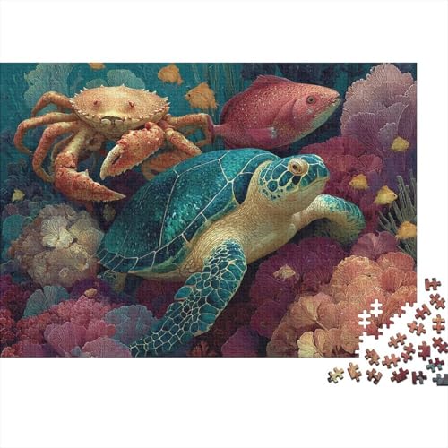 Unterwasserlebewesen, Unterwasserwelt, anspruchsvolle Spiele für Familien, geeignet zur Heimdekoration, sehr schwierig, 300 Stück (40 x 28 cm) von CKMSMCS