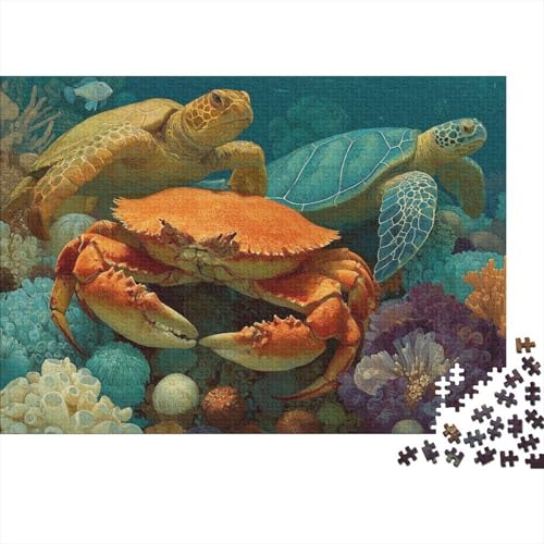 Unterwasserlebewesen, Unterwasserwelt, geeignet für Familienunterhaltung, geeignet als Geschenk, sehr anspruchsvoll, interessant, 500 Stück (52 x 38 cm) von CKMSMCS