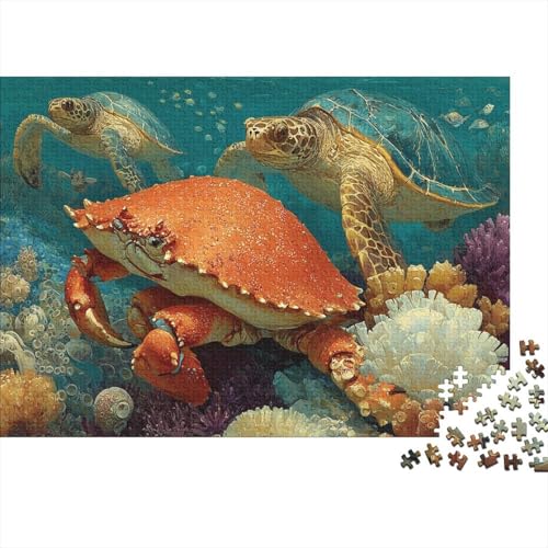 Unterwasserlebewesen, Unterwasserwelt, geeignet für Familienunterhaltung und lehrreiche Puzzlespiele, cool und unterhaltsam, super schwierig, 1000 Teile (75 x 50 cm) von CKMSMCS
