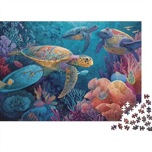 Unterwasserlebewesen, Unterwasserwelt. EIN einzigartiges und kreatives Spiel, das herausfordernd und unterhaltsam ist. 1000 Teile (75 x 50 cm) von CKMSMCS