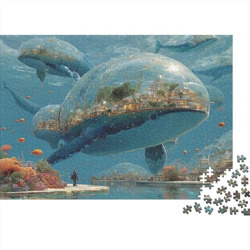 Unterwasserwesen, Lern- und Erziehungsspiele, Unterwasserwelt, geeignet für Teenager mit einzigartigem Stil, 500 Teile (52 x 38 cm) von CKMSMCS