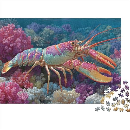 Unterwasserwesen, Unterwasserwelt, Lernspiel, Herausforderung, Spielzeug, Geschenke, Puzzles für Erwachsene und Kinder ab 14 Jahren, 1000 Teile (75 x 50 cm) von CKMSMCS