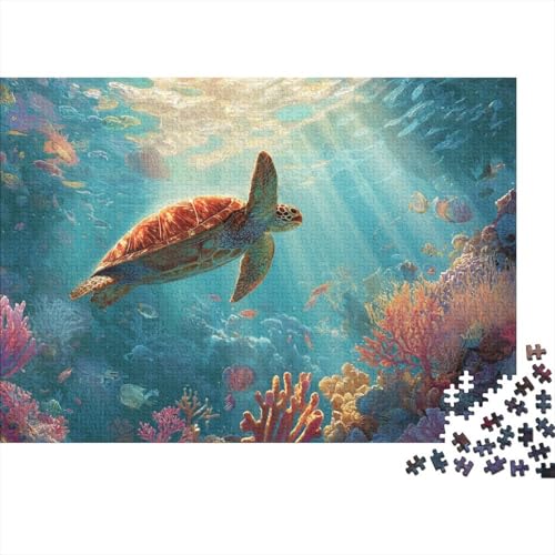 Unterwasserwesen, Unterwasserwelt, Lernspiel, Herausforderung, Spielzeug, Geschenke, Puzzles für Erwachsene und Kinder ab 14 Jahren, 300 Teile (40 x 28 cm) von CKMSMCS