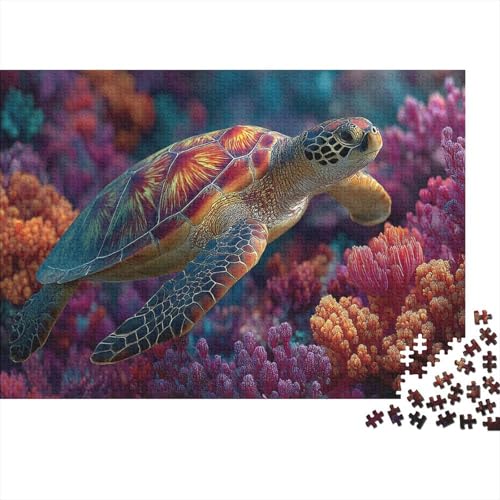 Unterwasserwesen, Unterwasserwelt, Lernspiel, Herausforderung, Spielzeug, Geschenke, Puzzles für Erwachsene und Kinder ab 14 Jahren, 500 Teile (52 x 38 cm) von CKMSMCS