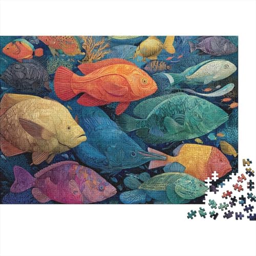 Unterwasserwesen, Unterwasserwelt, anspruchsvolles Lernspiel, geeignet für Kinder und Erwachsene, EIN tolles Geschenk, 1000 Teile (75 x 50 cm) von CKMSMCS