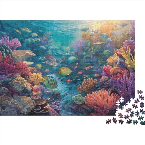 Unterwasserwesen, Unterwasserwelt, anspruchsvolles Lernspiel, geeignet für Kinder und Erwachsene, EIN tolles Geschenk, 1000 Teile (75 x 50 cm) von CKMSMCS