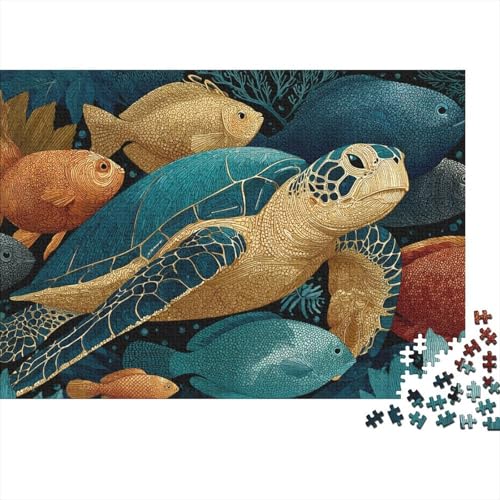 Unterwasserwesen, Unterwasserwelt-Puzzle, anspruchsvolles Spiel für die ganze Familie, für Frauen, Geschenke für Männer, 1000 Teile (75 x 50 cm) von CKMSMCS
