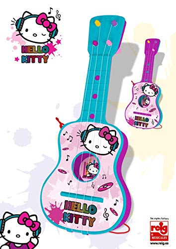 CLAUDIO REIG Hello Kitty Kindergitarre (Reig 1513), bunt von CLAUDIO REIG