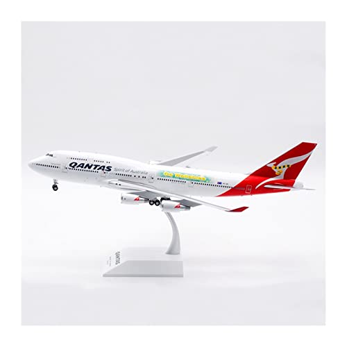 1:200 Proportionales Legierungs-Flugzeugmodell Qantas B747-400ER VH-OEI Ornaments Gift von CLCORSOX