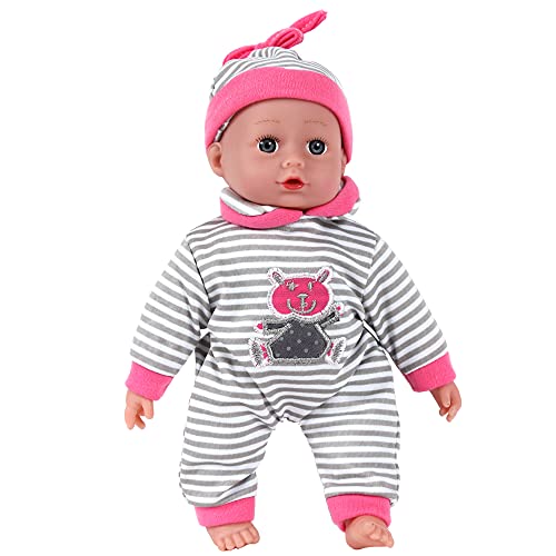 CLEMENT CLEMENTINE - Puppe - Kinderspielzeug - 071291 - Rosa - Vinyl - Puppe - Baby - Mannequin - 15 cm x 6 cm - Ab 18 Monaten von CLEMENT CLEMENTINE