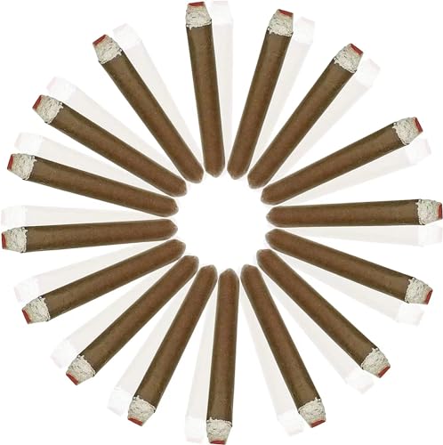 CLESEN Puff-Zigarre, 11,4 cm (12 Stück), die Rauch bläst, langlebig, realistisch, ideal für Themenpartys, Requisite für Streich, Halloween-Kostüm, Film oder Theaterspiel, kniffliges, lustiges von CLESEN