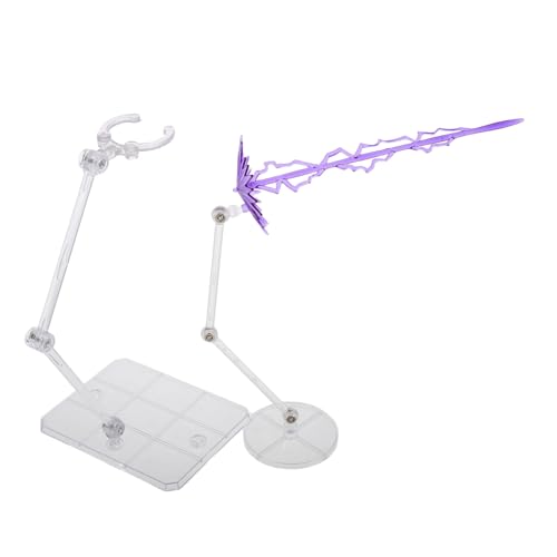CLISPEED 1 Satz Action Figure Display Halter mit Modellhalterung für Figuren Stabiler Stütze für Modellbauer und Sammler Ergänzung für Vitrinen und Autos von CLISPEED