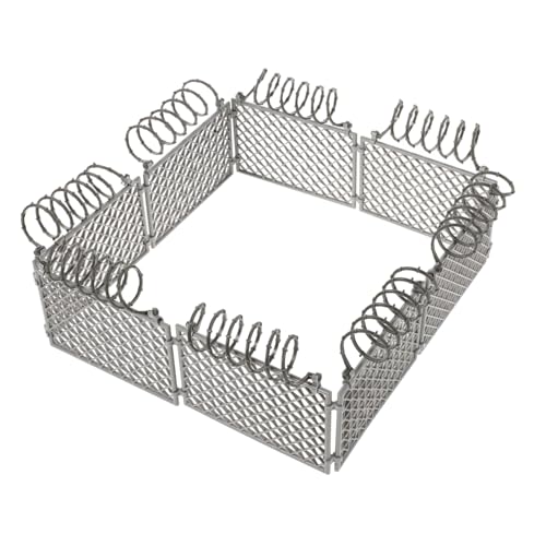 CLISPEED 1 Satz Bausteinschutznetz Häftling Garten Landschaftszaun Miniatur-bauernhofzaun Gefängnis Zäune Hecken Zaundekoration Gartenzaun Klein Spielzeugzaun Light Grey Plastik CLISPEED 1 Satz Bausteinschutznetz Häftling Garten Landschaftszaun Miniatur-bauernhofzaun Gefängnis Zäune Hecken Zaundekoration Gartenzaun Klein Spielzeugzaun Light Grey Plastik von CLISPEED