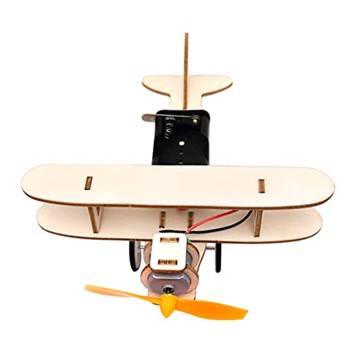 CLISPEED 1 Satz DIY Holzflugzeug Modell Elektrisches Kreativität und Denkfähigkeit von Kindern für Frühe Bildung und Bastelprojekte CLISPEED 1 Satz DIY Holzflugzeug Modell Elektrisches Kreativität und Denkfähigkeit von Kindern für Frühe Bildung und Bastelprojekte von CLISPEED