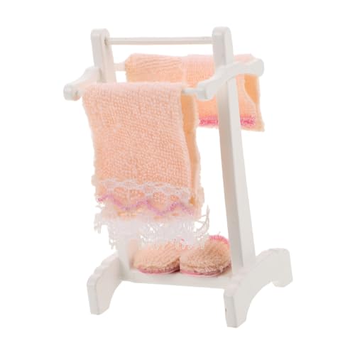 CLISPEED 1 Satz Dollhouse Badezimmer mit Handtüchern Niedliche Accessoires für Puppenhaus Szenen und Kreative Spielmöglichkeiten CLISPEED 1 Satz Dollhouse Badezimmer mit Handtüchern Niedliche Accessoires für Puppenhaus Szenen und Kreative Spielmöglichkeiten von CLISPEED