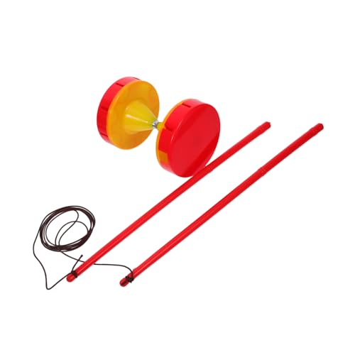 CLISPEED 1 Satz Double Bearing Diabolo Yoyo mit Stöcken und Schnur für Erwachsene zur Verbesserung der Geschicklichkeit und Fitness CLISPEED 1 Satz Double Bearing Diabolo Yoyo mit Stöcken und Schnur für Erwachsene zur Verbesserung der Geschicklichkeit und Fitness von CLISPEED