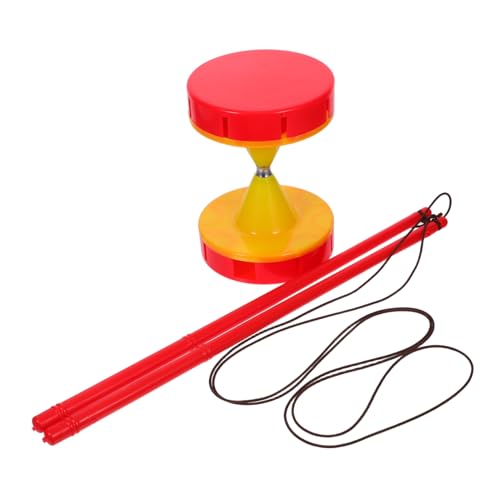 CLISPEED 1 Satz Double Bearing Diabolo mit Sticks und Schnur Yoyo für Fitness Tricks und Juggling Geeignet für Erwachsene Überall Einsetzbar CLISPEED 1 Satz Double Bearing Diabolo mit Sticks und Schnur Yoyo für Fitness Tricks und Juggling Geeignet für Erwachsene Überall Einsetzbar von CLISPEED