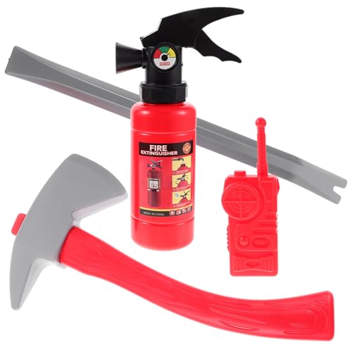 CLISPEED Feuerwehrmann Rollenspiel Satz für Kinder Gefälschte Feuerwehr Werkzeuge Cosplay Requisiten Spielzeug für Kleinkinder Feuerwehrmann Kostüm Zubehör CLISPEED Feuerwehrmann Rollenspiel Satz für Kinder Gefälschte Feuerwehr Werkzeuge Cosplay Requisiten Spielzeug für Kleinkinder Feuerwehrmann Kostüm Zubehör von CLISPEED
