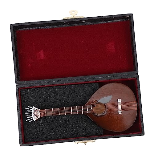 CLISPEED 1 Satz Gitarre Mini-Modell Miniatur Gitarre Miniaturen Puppenhausgitarre Miniatur-gitarrenspielzeug Mini-e-Gitarre Bausatz Figuren Statue Mini-Gitarre Musical Coffee Hölzern CLISPEED 1 Satz Gitarre Mini-Modell Miniatur Gitarre Miniaturen Puppenhausgitarre Miniatur-gitarrenspielzeug Mini-e-Gitarre Bausatz Figuren Statue Mini-Gitarre Musical Coffee Hölzern von CLISPEED