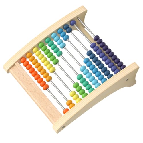 CLISPEED 1 Satz Holzrechenrahmen für Montessori Lernspielzeug Mathematik Motorik und Kreativität Sicheres Rechnen für Vorschulkinder und Grundschüler CLISPEED 1 Satz Holzrechenrahmen für Montessori Lernspielzeug Mathematik Motorik und Kreativität Sicheres Rechnen für Vorschulkinder und Grundschüler von CLISPEED