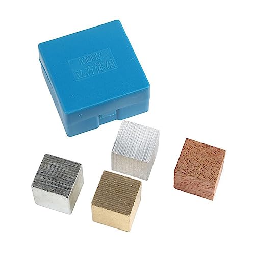 CLISPEED 1 Satz Kupfer Eisen Aluminium Holzblock Physikalisches Dichte Kit Wissenschaftliches Material Für Mess Experimente Mess Kits Klassenzimmer Demonstration Homeschool Würfel CLISPEED 1 Satz Kupfer Eisen Aluminium Holzblock Physikalisches Dichte Kit Wissenschaftliches Material Für Mess Experimente Mess Kits Klassenzimmer Demonstration Homeschool Würfel von CLISPEED