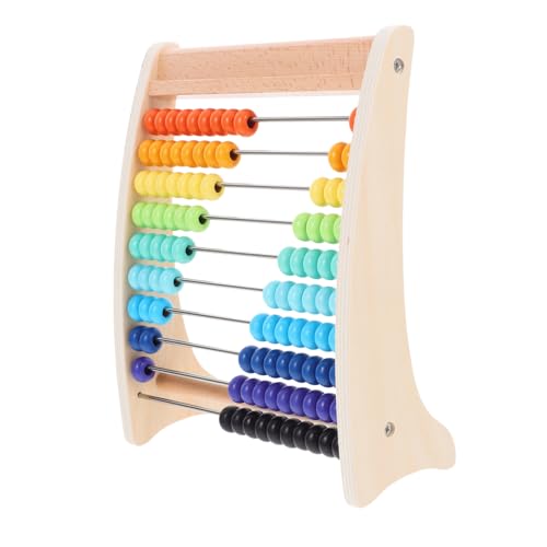 CLISPEED 1 Satz Lernspielzeug Abacus aus Holz Mathematische Rechenhilfe für Addition und Subtraktion Fördert Mathematische Fähigkeiten und Selbstbewusstsein von CLISPEED