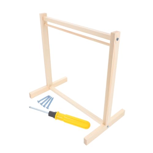 CLISPEED 1 Satz Miniatur Kleiderständer aus Holz für Puppen Puppenkleider Aufbewahrung Stabiler Puppenmodehalter für Puppenhaus und Shower Deko CLISPEED 1 Satz Miniatur Kleiderständer aus Holz für Puppen Puppenkleider Aufbewahrung Stabiler Puppenmodehalter für Puppenhaus und Shower Deko von CLISPEED