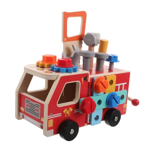 CLISPEED 1 Satz Montessori Werkzeugtruck für Kleinkinder Pädagogisches Stem Lernspielzeug Interaktive für Kreative von CLISPEED