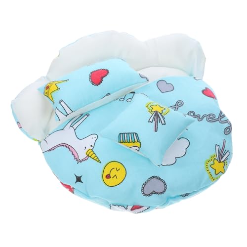 CLISPEED 1 Satz Puppenschlafsack für Kleine Puppen Gestalteter Schlafsack aus Zubehör für Puppenbetten Süßes und Realistisches Design Hellblau CLISPEED 1 Satz Puppenschlafsack für Kleine Puppen Gestalteter Schlafsack aus Zubehör für Puppenbetten Süßes und Realistisches Design Hellblau von CLISPEED