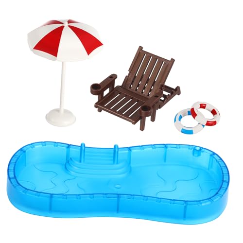 CLISPEED 1 Satz Schwimmbadmodell klein Puppenschwimmbad Puppenhaus-Poolzubehör Mini-Sommerszenen-Requisite Miniatur-Zubehör Puppenhaus-Schwimmbadzubehör Puppenhaus-Schwimmring Plastik CLISPEED 1 Satz Schwimmbadmodell klein Puppenschwimmbad Puppenhaus-Poolzubehör Mini-Sommerszenen-Requisite Miniatur-Zubehör Puppenhaus-Schwimmbadzubehör Puppenhaus-Schwimmring Plastik von CLISPEED