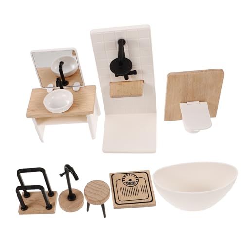 CLISPEED 1 Satz Simulierte Kleinmöbel Puppenhaus Badezimmer Puppenhaus-Badezimmer-Accessoires Badezimmer-Szene-Requisite Puppenhausmöbel Mini Dollhouse Badezimmer Puppenhauszubehör Plastik CLISPEED 1 Satz Simulierte Kleinmöbel Puppenhaus Badezimmer Puppenhaus-Badezimmer-Accessoires Badezimmer-Szene-Requisite Puppenhausmöbel Mini Dollhouse Badezimmer Puppenhauszubehör Plastik von CLISPEED