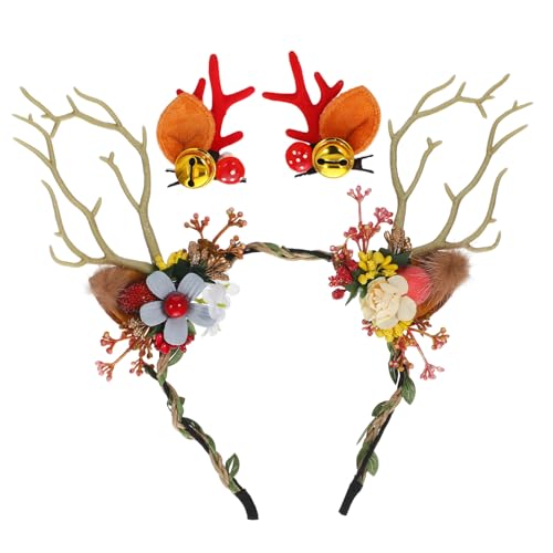 CLISPEED 1 Satz Süßes Deer Kopfstück für Weihnachten Halloween Cosplay und Fotorequisiten von CLISPEED