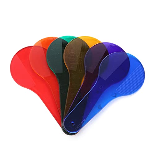 CLISPEED 1 Satz Teiliges Set Lernspielzeug Transparente Farbplatten für Kreative und Formenbildung Frühe Bildungsaktivitäten von CLISPEED