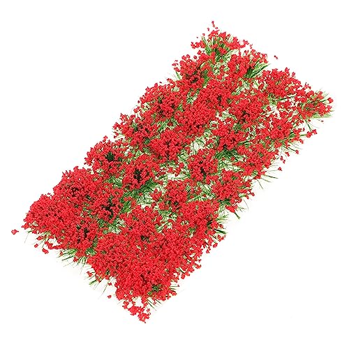 CLISPEED 1 Schachtel Miniatur Pflanzenmodell Künstliche Blumencluster Flexibel Langlebig Realistisch für Puppenhaus Diorama Gartendekor Bastelset Natürliche Gestaltung von CLISPEED