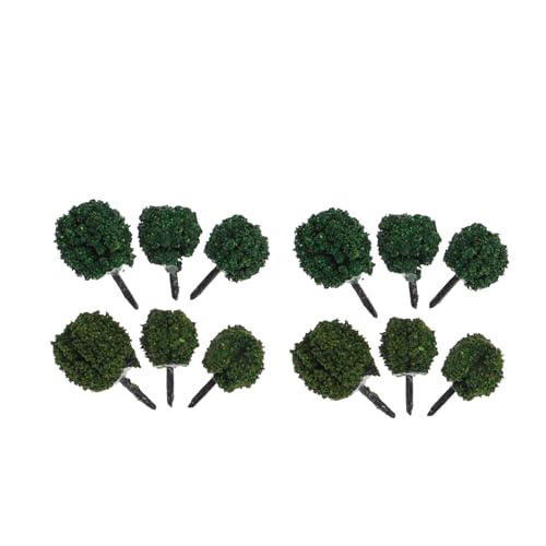 CLISPEED 1 Schachtel Realistisches Micro Artificial Shrub Miniatur Sträucher aus Premium Wetterfest Kompakt für Sandtisch Garten Diorama Dekoration für Modellbau und Landschaftsgestaltung von CLISPEED