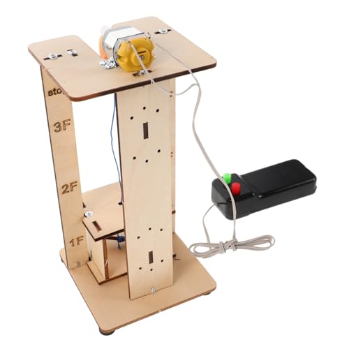 CLISPEED 1 Set Aufzugsspielzeug: DIY-Aufzug-montagesatz, Stem-wissenschafts-lernspielzeug Für Kinder – Holzhebermodell, Wissenschaftsprojekt Für Schüler Im Klassenzimmer Zu Hause CLISPEED 1 Set Aufzugsspielzeug: DIY-Aufzug-montagesatz, Stem-wissenschafts-lernspielzeug Für Kinder – Holzhebermodell, Wissenschaftsprojekt Für Schüler Im Klassenzimmer Zu Hause von CLISPEED