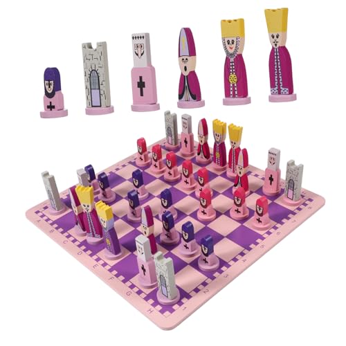 CLISPEED 1 Set Puzzle Schachspielzeug Tragbar Für Reisen Für Erwachsene Rosa Schachbrett Alter Magnetisch Pädagogisches Schachspielzeug Schach Für Kleinkinder CLISPEED 1 Set Puzzle Schachspielzeug Tragbar Für Reisen Für Erwachsene Rosa Schachbrett Alter Magnetisch Pädagogisches Schachspielzeug Schach Für Kleinkinder von CLISPEED