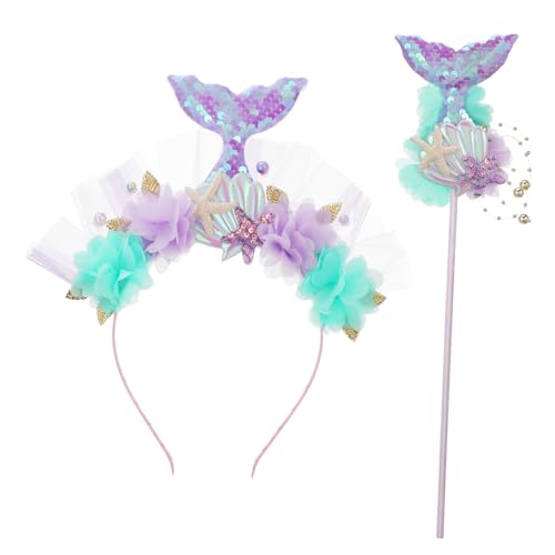 CLISPEED 1 Set Stirnband Zauberstab Haarband Kopfband DIY Meerjungfrau Zauberstäbe Party Pailletten Mädchen Fête Tiara Dekorationen Schillernde Frauen Accessoires Accessoire Meerjungfrau CLISPEED 1 Set Stirnband Zauberstab Haarband Kopfband DIY Meerjungfrau Zauberstäbe Party Pailletten Mädchen Fête Tiara Dekorationen Schillernde Frauen Accessoires Accessoire Meerjungfrau von CLISPEED
