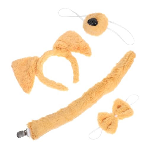 CLISPEED 1 Set Tierkopfschmuck Set Hund Damen Kostüm Damen Zoo Tier Stirnbänder Party Kopfbedeckung Hundestirnband Tierohren Stirnband Erwachsenenkostüm Tierohren Hundeohren Stirnband von CLISPEED