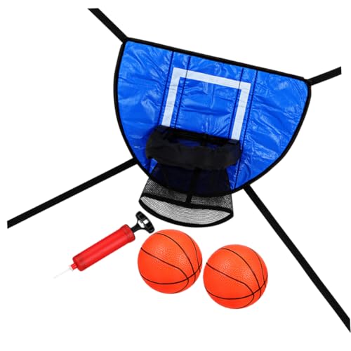 CLISPEED 1 Set Trampolin-basketballkorb Mit Bällen Und Pumpe, Trampolin-aufsätze, Dunking-Basketball-Korb-zubehör Für Spielende Kinder CLISPEED 1 Set Trampolin-basketballkorb Mit Bällen Und Pumpe, Trampolin-aufsätze, Dunking-Basketball-Korb-zubehör Für Spielende Kinder von CLISPEED