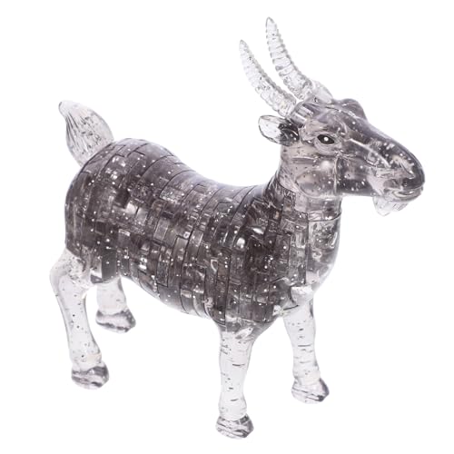 CLISPEED 1 Stück Kristall Puzzle Ziegen Dekoration Selbstmontage Tiermotiv für Schreibtisch Stilvolles aus Kristallglas Kreatives für Familie Freunde CLISPEED 1 Stück Kristall Puzzle Ziegen Dekoration Selbstmontage Tiermotiv für Schreibtisch Stilvolles aus Kristallglas Kreatives für Familie Freunde von CLISPEED