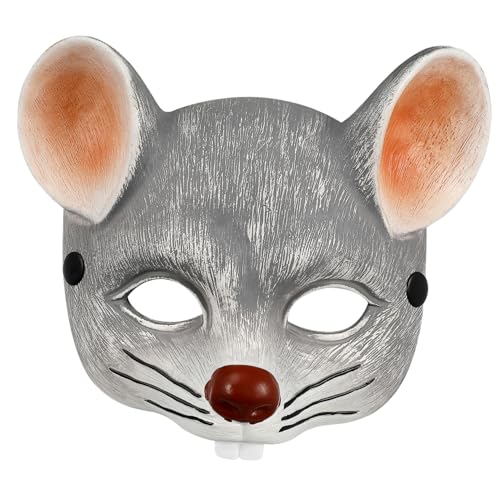 CLISPEED 1 Stück Mausmaske Halloween-Kostüm Ratte für Rattenkostüm für Partygeschenke für Kinderkostüme lustig 3D-Maske tierische Partymaske Maskenkostüm Light Grey CLISPEED 1 Stück Mausmaske Halloween-Kostüm Ratte für Rattenkostüm für Partygeschenke für Kinderkostüme lustig 3D-Maske tierische Partymaske Maskenkostüm Light Grey von CLISPEED