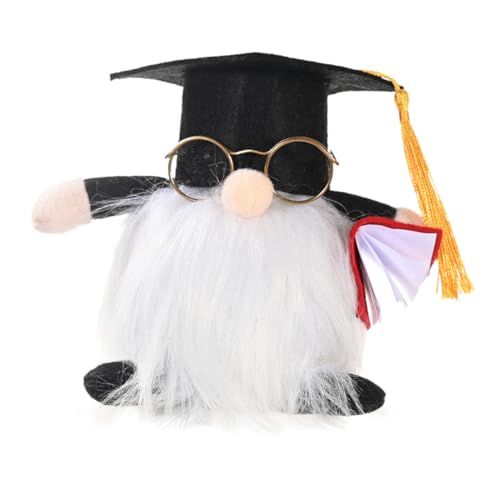 CLISPEED 1 Stück Puppe für die Abschlusssaison bürodeko büro Dekoration geschenketüten abschluss Party Geheimnisvoll Puppenspielzeug Grad Kappe Zwergpuppe Puppenornament Stoff Black CLISPEED 1 Stück Puppe für die Abschlusssaison bürodeko büro Dekoration geschenketüten abschluss Party Geheimnisvoll Puppenspielzeug Grad Kappe Zwergpuppe Puppenornament Stoff Black von CLISPEED
